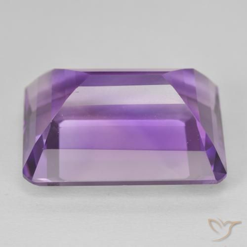 9,17 ctw natürlicher Medium Light Purplish-Violet Amethyst, Oktagonschliff, VVS