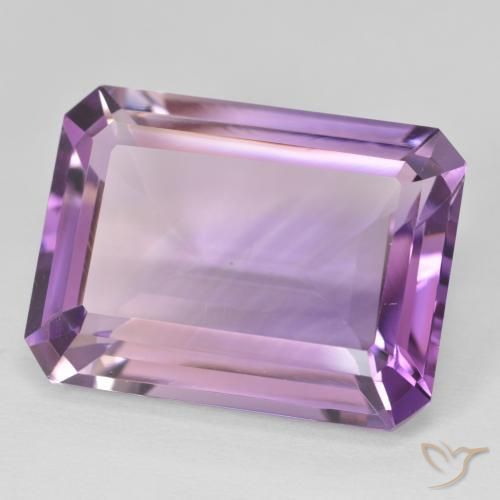 9,17 ctw natürlicher Medium Light Purplish-Violet Amethyst, Oktagonschliff, VVS