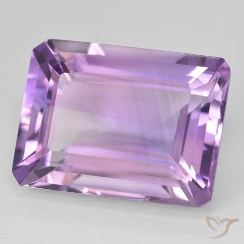 9,17 ctw natürlicher Medium Light Purplish-Violet Amethyst, Oktagonschliff, VVS