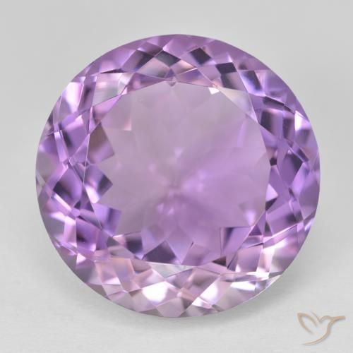 26.80ct Natürlicher Mittelrosa Violett Amethyst, Runden, VVS