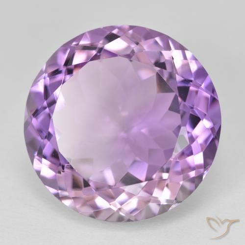 9,17 ctw natürlicher Mittelrosa Violett Amethyst, Runden, VVS