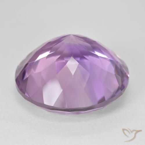 9,17 ctw natürlicher Mittelrosa Violett Amethyst, Runden, VVS