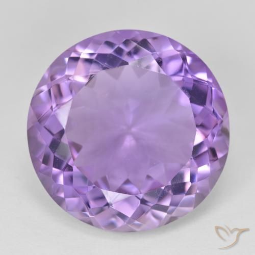 22.21ct Natürlicher Mittelviolett Amethyst, Runden, VVS-VS
