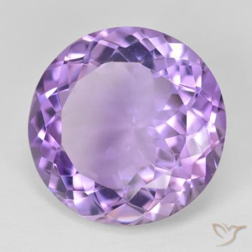 9,17 ctw natürlicher Mittelviolett Amethyst, Runden, VVS-VS