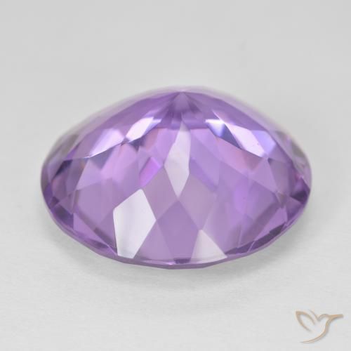 9,17 ctw natürlicher Mittelviolett Amethyst, Runden, VVS-VS
