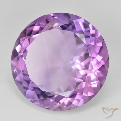 9,17 ctw natürlicher Rosaig-violett Amethyst, Runden, VVS-VS