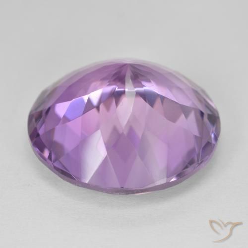 9,17 ctw natürlicher Rosaig-violett Amethyst, Runden, VVS-VS