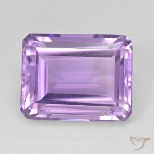 19.93ct Natürlicher Mittelviolett Amethyst, Smaragdschliff, VVS-VS