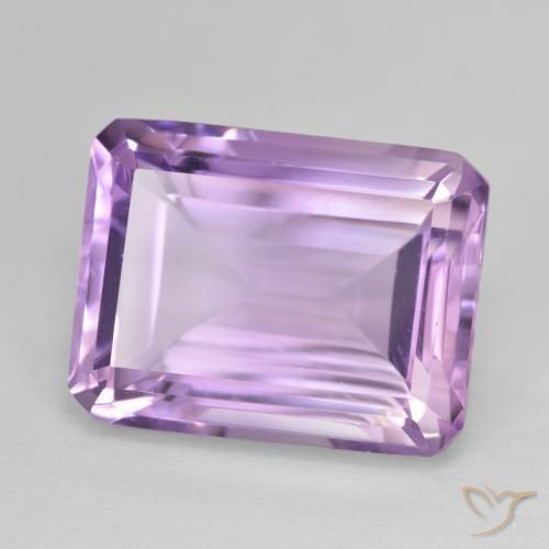 9,17 ctw natürlicher Rosaig-violett Amethyst, Oktagonschliff, VVS-VS
