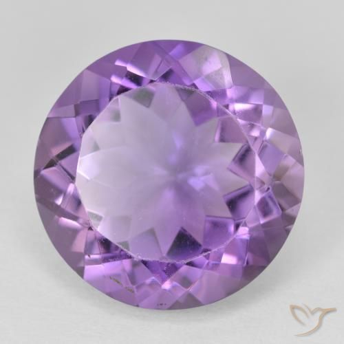 9,17 ctw natürlicher Rosaig-violett Amethyst, Runden, VVS