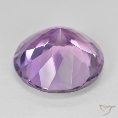 9,17 ctw natürlicher Mittelrosa Violett Amethyst, Runden, VVS
