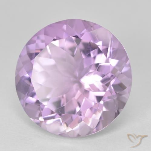 9,17 ctw natürlicher Rosaig-violett Amethyst, Runden, VVS