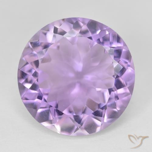11.38ct Natürlicher Mittelviolett Amethyst, Runden, VVS-VS