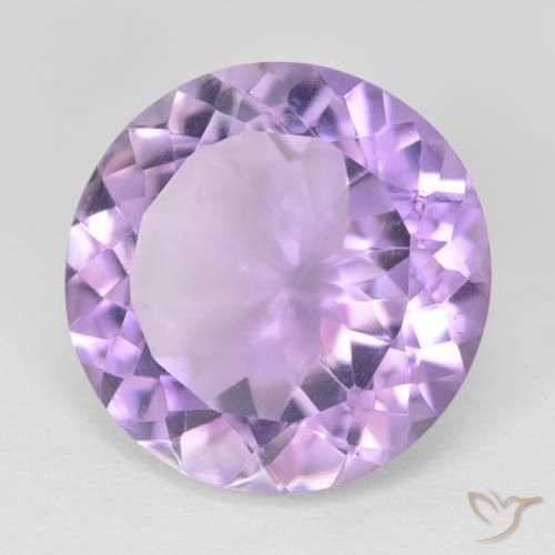 9,17 ctw natürlicher Mittelviolett Amethyst, Runden, VVS-VS