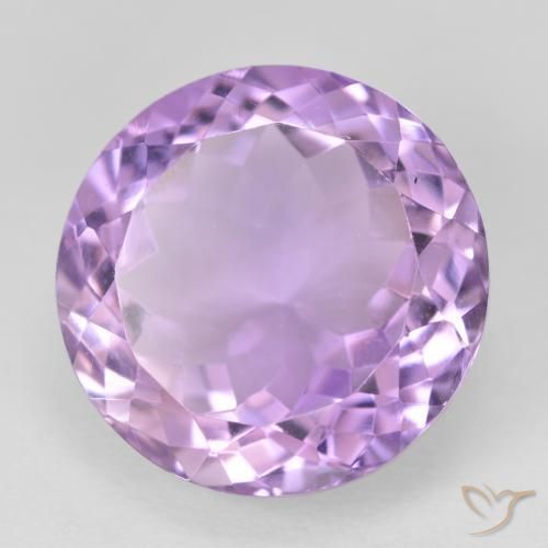 9,17 ctw natürlicher Mittelrosa Violett Amethyst, Runden, VVS-VS