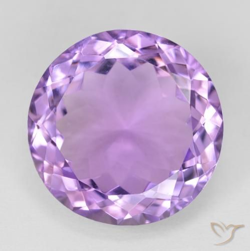 13.48ct Natürlicher Mittelviolett Amethyst, Runden, VVS-VS
