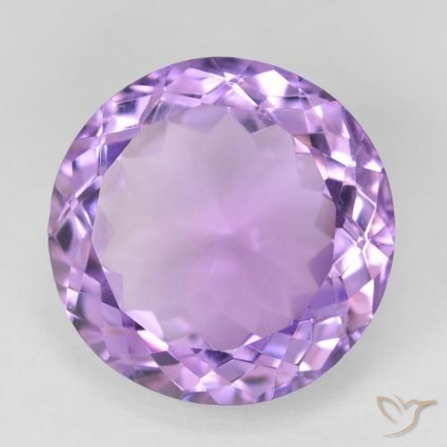 9,17 ctw natürlicher Mittelviolett Amethyst, Runden, VVS-VS