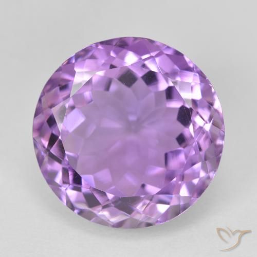 12.59ct Natürlicher Tiefviolettes Violett Amethyst, Runden, VVS