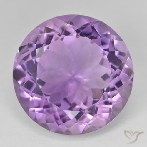 24.28ct Natürlicher Lilaisch-violett Amethyst, Runden, VVS