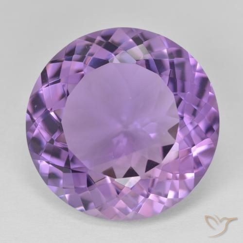 22.99ct Natürlicher Mittelviolett Amethyst, Runden, VVS