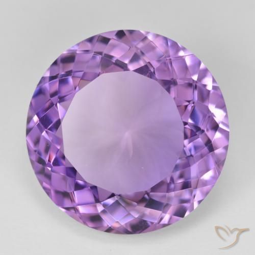 9,17 ctw natürlicher tiefviolett Amethyst, Runden, VVS