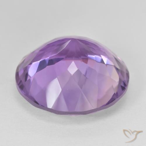 9,17 ctw natürlicher Medium Light Purplish-Violet Amethyst, Runden, VVS