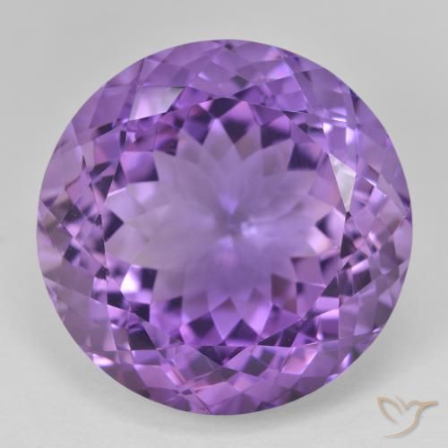 29.03ct Natürlicher tiefviolett Amethyst, Runden, VVS