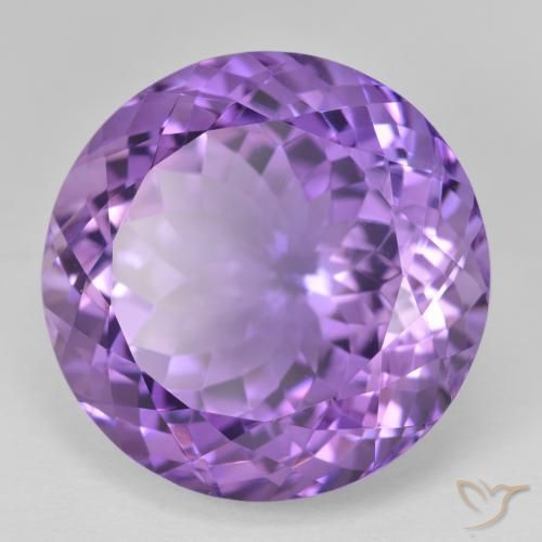 9,17 ctw natürlicher tiefviolett Amethyst, Runden, VVS