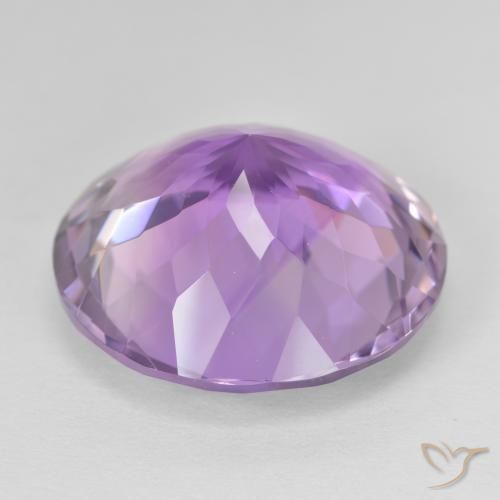 9,17 ctw natürlicher Medium Light Purplish-Violet Amethyst, Runden, VVS