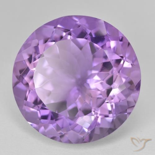 9,17 ctw natürlicher Rosaig-violett Amethyst, Runden, VVS