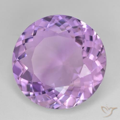 9,17 ctw natürlicher Medium Light Purplish-Violet Amethyst, Runden, VVS