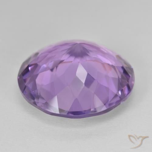 9,17 ctw natürlicher Medium Light Purplish-Violet Amethyst, Runden, VVS