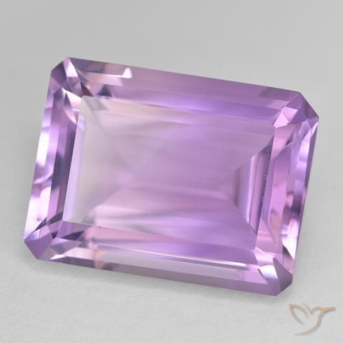 9,17 ctw natürlicher Mittelrosa Violett Amethyst, Oktagonschliff, VVS