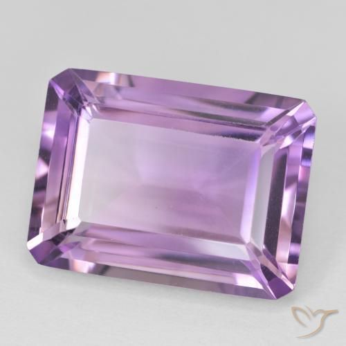 9,17 ctw natürlicher Lilaisch-violett Amethyst, Oktagonschliff, VVS