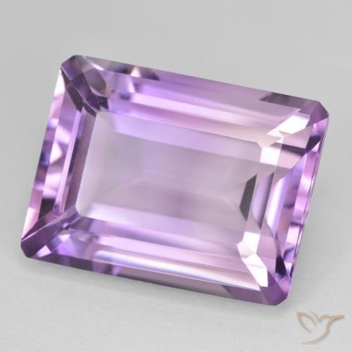 9,17 ctw natürlicher Medium Light Purplish-Violet Amethyst, Oktagonschliff, VVS
