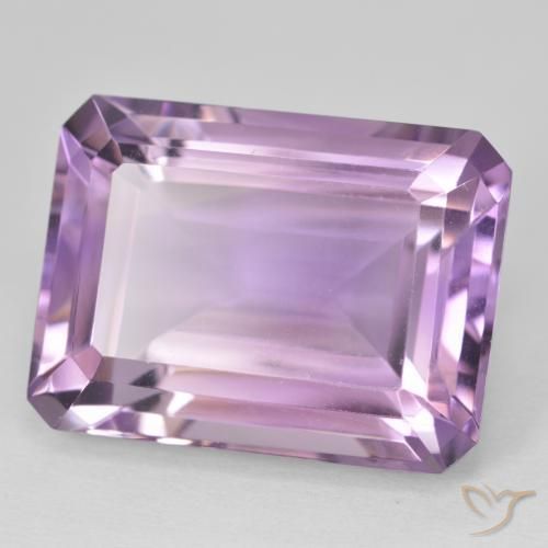 9,17 ctw natürlicher Mittelrosa Violett Amethyst, Oktagonschliff, VVS