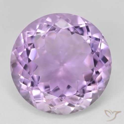 26.13ct Natürlicher Rosaig-violett Amethyst, Runden, VVS