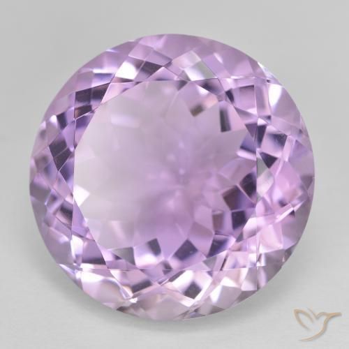 9,17 ctw natürlicher Rosaig-violett Amethyst, Runden, VVS