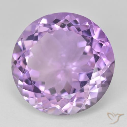 9,17 ctw natürlicher Rosaig-violett Amethyst, Runden, VVS