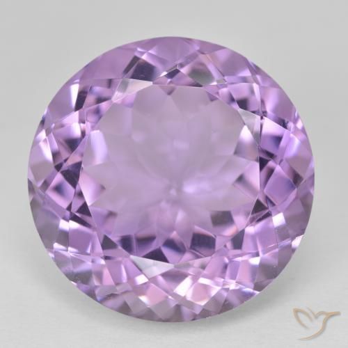 26.75ct Natürlicher Rosaig-violett Amethyst, Runden, VVS