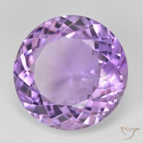 9,17 ctw natürlicher Rosaig-violett Amethyst, Runden, VVS