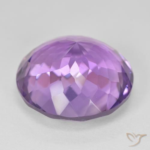 9,17 ctw natürlicher Mittelviolett Amethyst, Runden, VVS