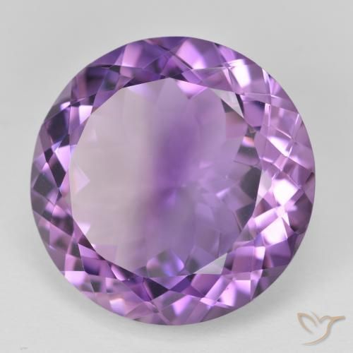 9,17 ctw natürlicher Mittelviolett Amethyst, Runden, VVS