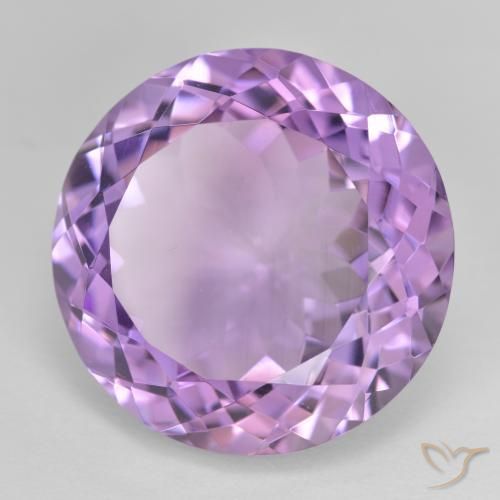 9,17 ctw natürlicher Rosaig-violett Amethyst, Runden, VVS