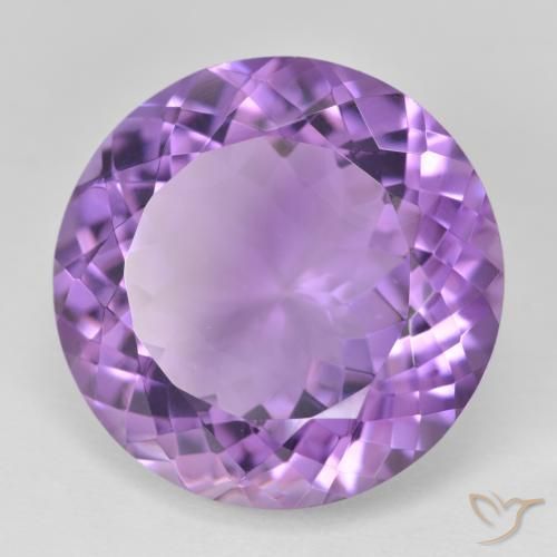 9,17 ctw natürlicher Rosaig-violett Amethyst, Runden, VVS
