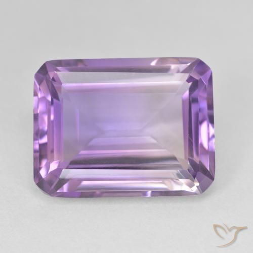16.89ct Natürlicher Mittelviolett Amethyst, Smaragdschliff, VVS-VS