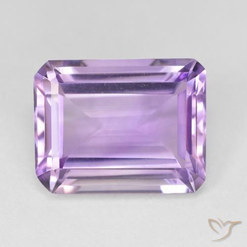 16.51ct Natürlicher Iris Violett Amethyst, Smaragdschliff, Lichtdurchlässig