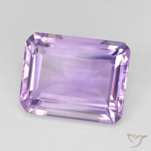 9,17 ctw natürlicher Iris Violett Amethyst, Oktagonschliff, Lichtdurchlässig