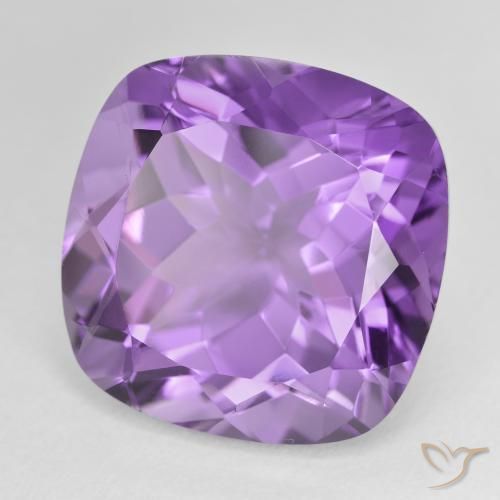 9,17 ctw natürlicher Tiefes Irisviolett Amethyst, Kissen, VVS-VS