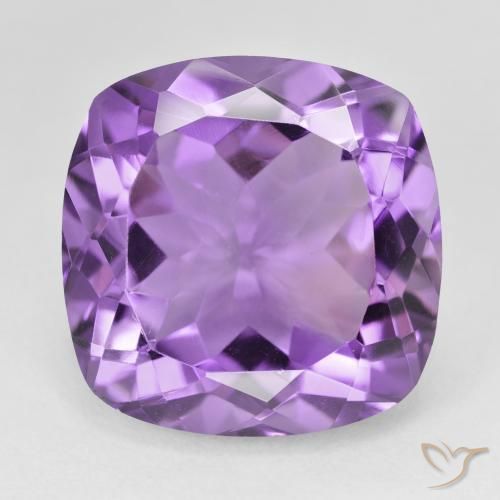 22.31ct Natürlicher Tiefviolettes Violett Amethyst, Kissen, VVS